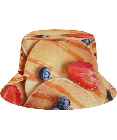 Food Golden Corn Bucket Hats Unisex Washed Cotton Lightweight Outdoor Summer Beach Sun Hats Men Women Bucket Hat for Travel D...