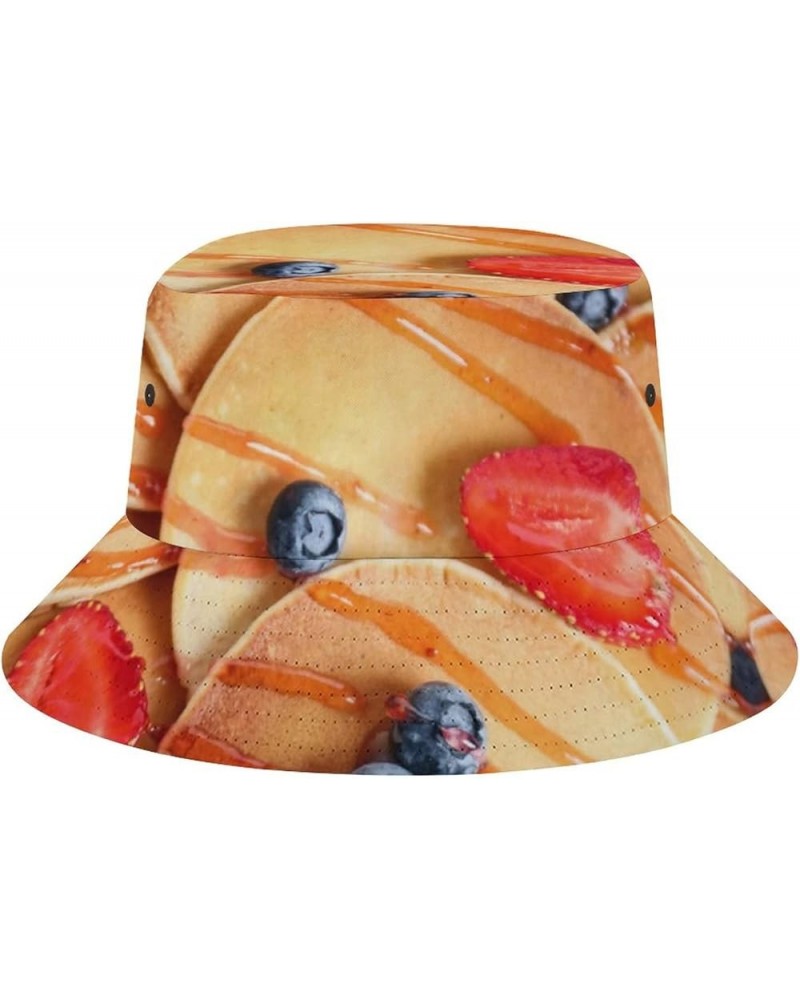 Food Golden Corn Bucket Hats Unisex Washed Cotton Lightweight Outdoor Summer Beach Sun Hats Men Women Bucket Hat for Travel D...