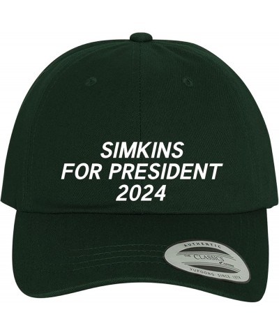 Simkins for President 2024 - Comfortable Dad Hat Baseball Cap Forest $13.04 Baseball Caps