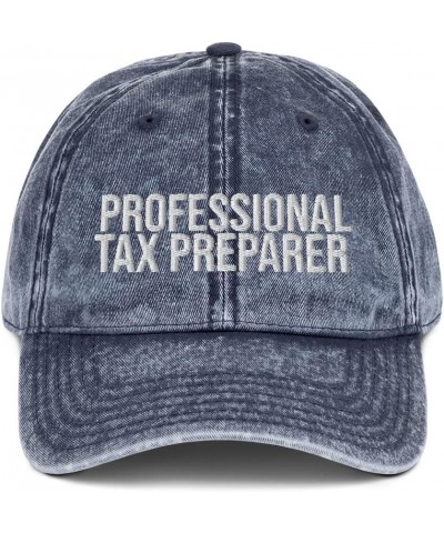 Professional Tax Preparer CPA Tax Season Accountant Cotton Cap Embroidered Dad Hat Baseball Cap Navy $21.87 Baseball Caps