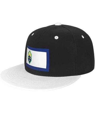 Flag of Colorado Springs, Colorado Baseball Cap for Men Women Snapback Hat Adjustable Flat Bill Hats White $12.61 Baseball Caps