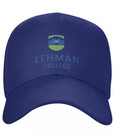 CUNY Lehman College Logo Baseball Caps Dad Hats Adjustable Size Outdoor Cap Blue $13.49 Baseball Caps