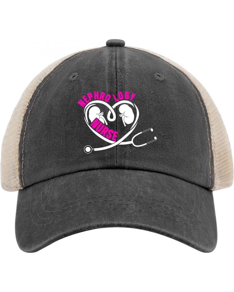 NEPHEO LOGY Nurse Golf hat Cute hat AllBlack Mens Hats Gifts for Girlfriends Baseball Cap $9.99 Baseball Caps