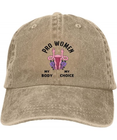 Fight-for-Women-My-Body-My-Choice Cowboy Hat Casquette Denim Cap Black Hat for Men Women Natural $14.56 Cowboy Hats