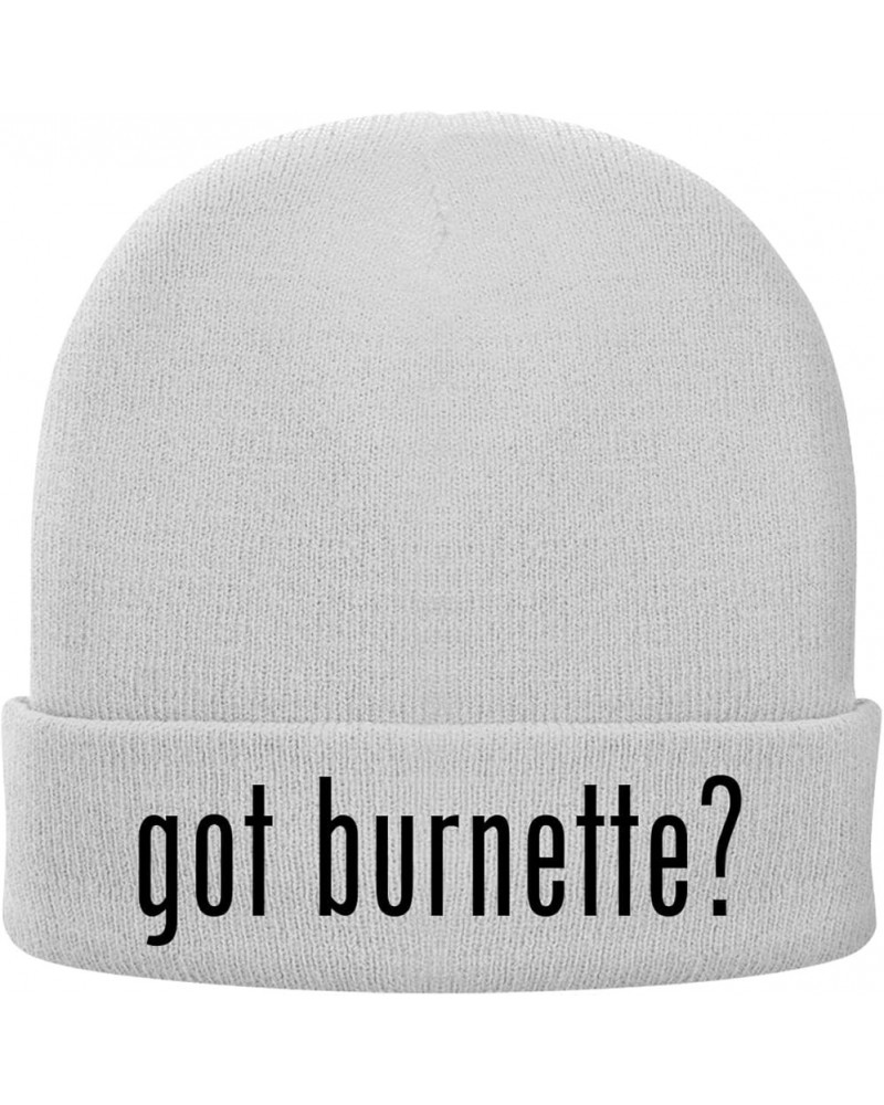 got burnette? - Soft Adult Beanie Cap White $17.18 Skullies & Beanies