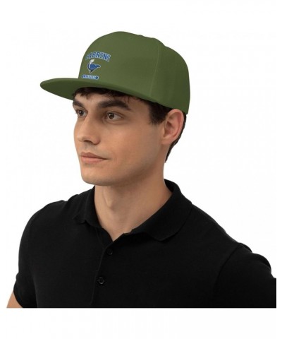 Cabrini University Logo Hats for Men Flat Bill Fitted Caps Hiphop Rap Adjustable Baseball Trucker Dad Hat Moss Green $24.75 B...