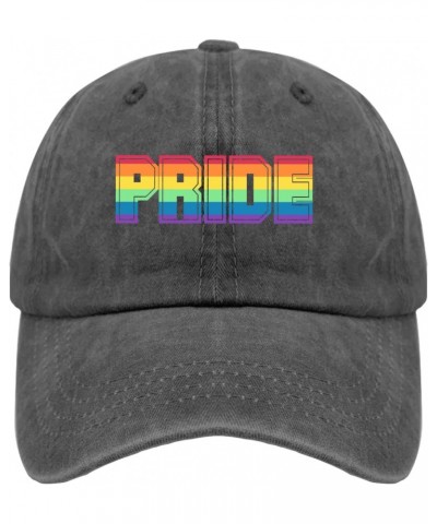 P R I D E Golf Hat Women Baseball Hat Pigment Black Golf Hats Men Gifts for Daughter Outdoor Cap $10.79 Baseball Caps