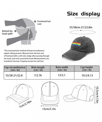 P R I D E Golf Hat Women Baseball Hat Pigment Black Golf Hats Men Gifts for Daughter Outdoor Cap $10.79 Baseball Caps