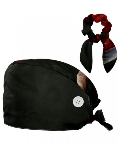 Nursing Hats,Working Cap with Buttons and Cotton Sweatband U477s2vbon $7.39 Skullies & Beanies