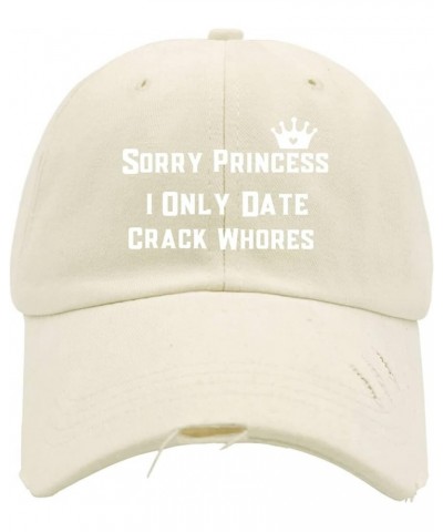 Women Baseball Cap Humor Summer Cap for Men Summer Hats Trendy Sorry princcess i only Date crrack Whores Baseball Cap Women C...