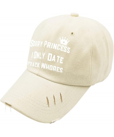 Women Baseball Cap Humor Summer Cap for Men Summer Hats Trendy Sorry princcess i only Date crrack Whores Baseball Cap Women C...