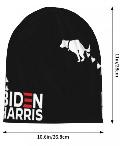 Even My Dog Hates Biden Funny Anti Biden Beanie Skull Cap Warm Knit Slouchy Hat for Women Men Black $14.06 Skullies & Beanies