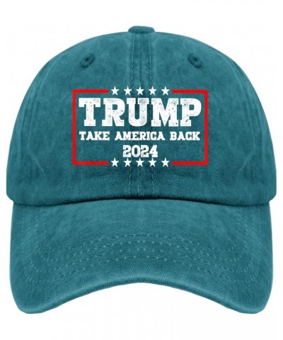 Trumps 2024 Workout Hats for Women, Trumps 2024 Humor Summer Cap Gifts for Women Caps,Trump Vintage Baseball Ca Cyan Blue $10...