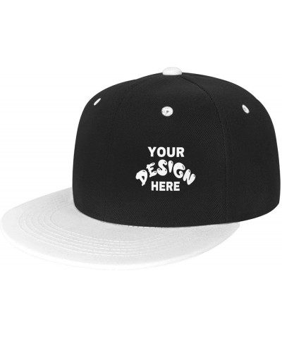 Custom Cap Add Your Custom,Custom Text Hats,Custom Hat Design Your Own Classic Mens Womens Personalized Baseball Cap White $8...