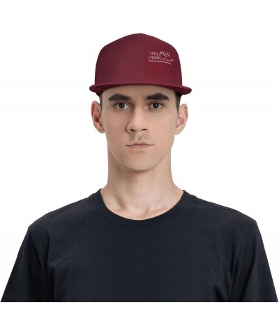 Men and Women Baseball Caps Sorry Men I Prefer Women Vintage Dad Hat Adjustable Casquette Cap,Black Dark Red $9.53 Baseball Caps