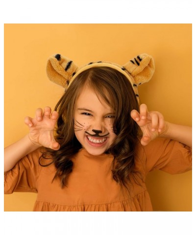 Plush Animal Ears and Horns Headband, Cosplay Costume Accessories for Halloween Christmas Festival Theme Party Tiger $7.97 He...