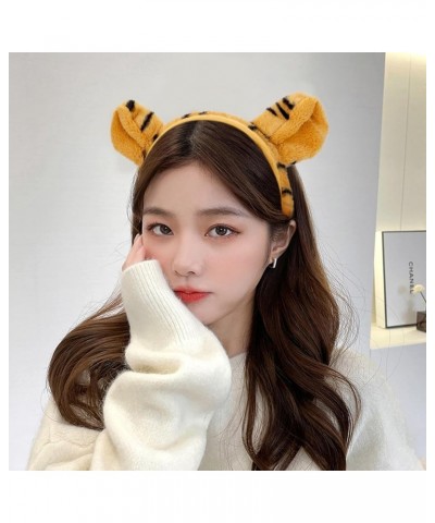 Plush Animal Ears and Horns Headband, Cosplay Costume Accessories for Halloween Christmas Festival Theme Party Tiger $7.97 He...