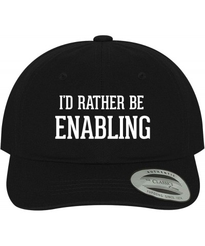 I'd Rather Be Enabling - Soft Dad Hat Baseball Cap Black $20.48 Baseball Caps