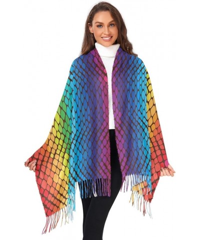 Women Cashmere Scarves Christmas Winter Fashion Scarf Pashmina Shawl Wrap Warm Blanket Large Size Multicolor 10 $15.08 Scarves