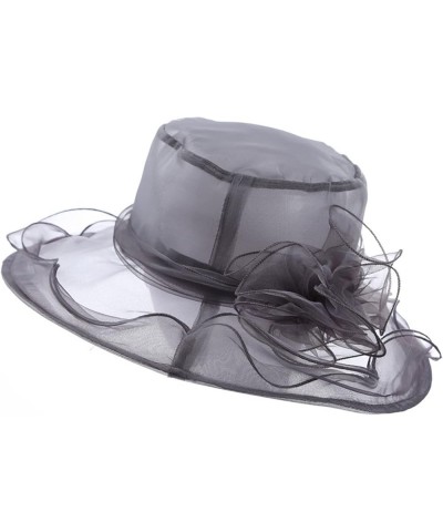 Women's Church Fascinator Bridal Tea Party Wedding Hat Super Caps Grey-a $6.51 Sun Hats