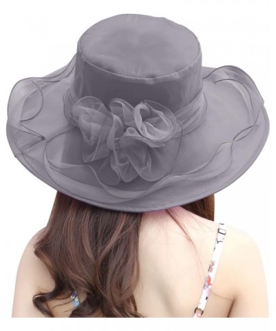 Women's Church Fascinator Bridal Tea Party Wedding Hat Super Caps Grey-a $6.51 Sun Hats