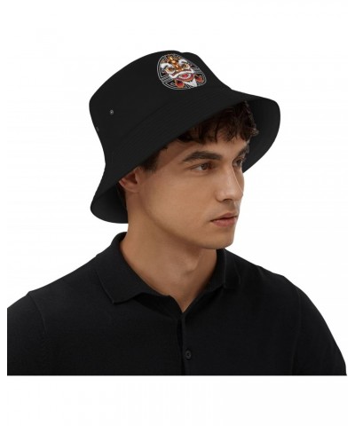 Lion Dance Bucket Hat for Women Men Bucket Hats Summer Sun Hats Beach Travel Fishing Golf Cap $11.74 Bucket Hats