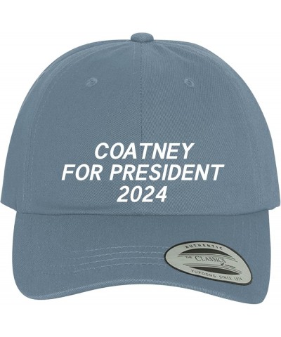 Coatney for President 2024 - Comfortable Dad Hat Baseball Cap Light Blue $15.97 Baseball Caps