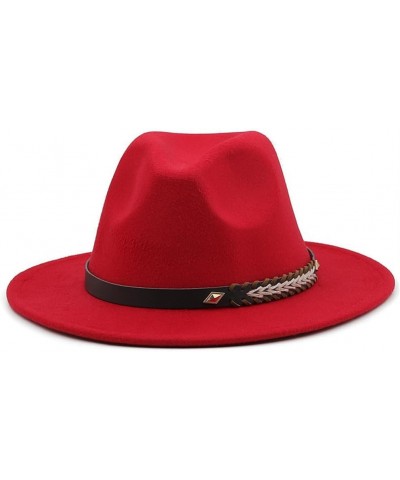 Fedora Hats Women Men Panama Jazz Hat Sun Protection Wide Brim Cap Wedding Church Unisex Top Hat Coffee $10.39 Fedoras