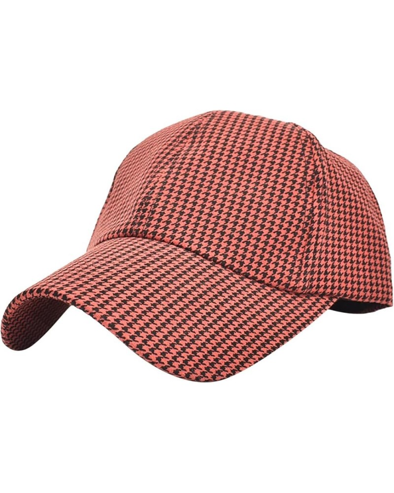 Men Women Baseball Cap Adjustable Strapback Cap Hip Hop Sports Hat for Outdoor Hot Weather A-watermelon Red $9.52 Baseball Caps