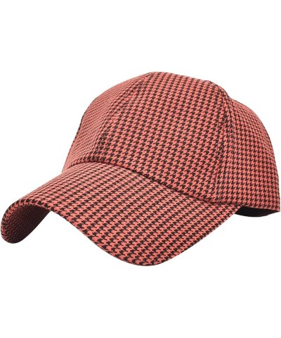 Men Women Baseball Cap Adjustable Strapback Cap Hip Hop Sports Hat for Outdoor Hot Weather A-watermelon Red $9.52 Baseball Caps