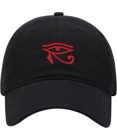 Baseball Cap Men Women God Ra Embroidered Unisex Classic Adjustable Strapback Dad Hat Black $10.36 Baseball Caps