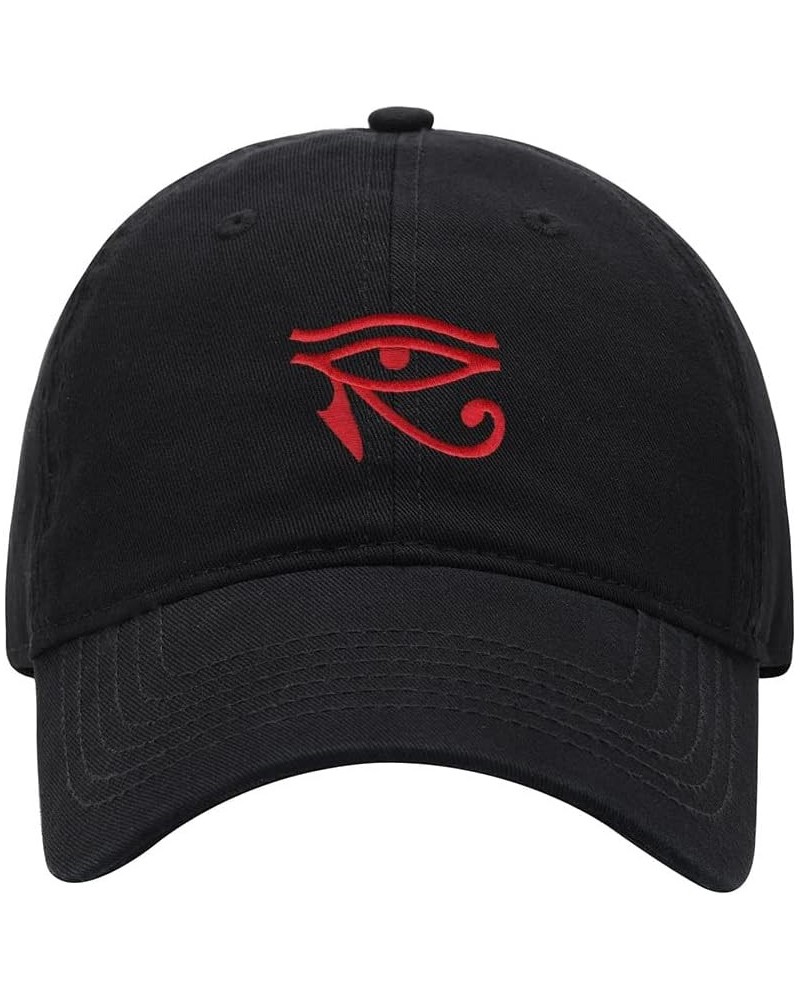 Baseball Cap Men Women God Ra Embroidered Unisex Classic Adjustable Strapback Dad Hat Black $10.36 Baseball Caps