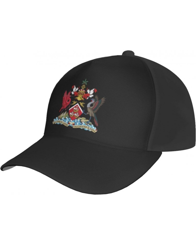 Adjustable Coat of arms of Trinidad and Tobago Baseball Cap for Men Women Baseball Hat Outdoor Casual Breathable Caps Trucker...