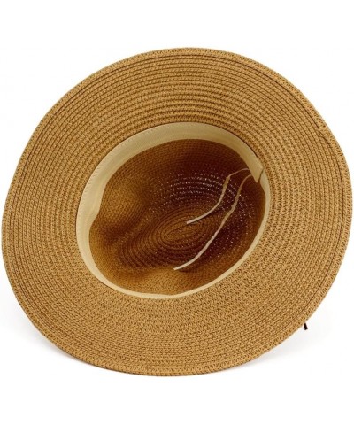 Fashion Tassels Decor Wide Brim Straw Sun Hat Women Sun Block Beach Bucket Panama Hat for Seaside Travel Vacation White $17.9...