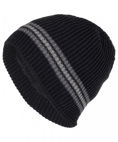 Beanies Women Winter Thermal Skullies Knit Beanie Classic Beanie Outdoor Beanie Cozy Slouchy Skullies Foldable Skull Cap Blac...