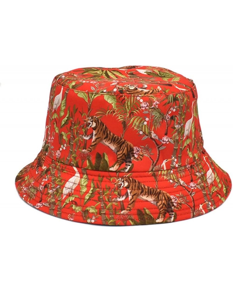 Women's Sun Protection Cap Women Summer Fashion Beach Adjustable Washable Cotton Bucket Hat Sun Hat Outdoors Fish Hat Red $7....