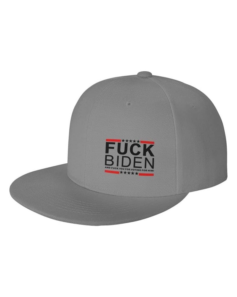 Fuck-Biden Flag-Denim Hats Cowboy Knit hat Baseball Caps Fisherman's hat Gray $13.99 Baseball Caps