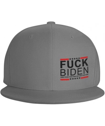 Fuck-Biden Flag-Denim Hats Cowboy Knit hat Baseball Caps Fisherman's hat Gray $13.99 Baseball Caps