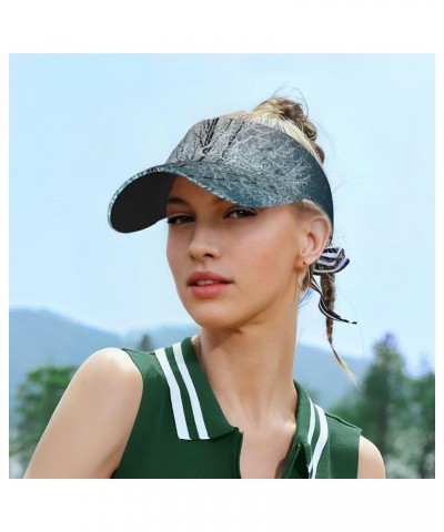 Winter Rabbit Visor Hats for Women Adult Unisex Tennis Golf Sun Hat Adjustable Summer Outdoor Sports Ultraviolet Protection R...