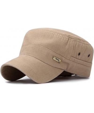 Summer Hats for Women Baseball Sun Flat Vintage Fashion Hat Sport Cap Unisex Cap Style Baseball Caps Khaki $8.12 Baseball Caps