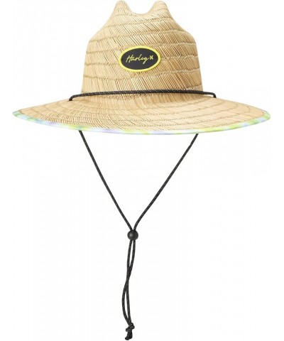 Women's Sun Hat - Medium Brim Real Straw Hats for Women with Chin Strap Sunset Haze $14.10 Sun Hats