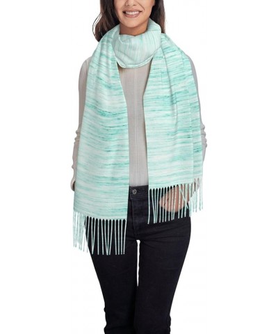 Warm Women Blanket Scarf Oversized Tassel Travel Wrap And Shawl Cozy-Boho Owl Blue Bright $16.78 Scarves