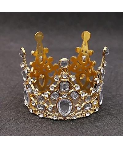 Hair Jewelry Crown Tiaras for Women Bridal Wedding Tiaras Crystal Little Crown Brithday Cake Baking Decorative Head Jewelry C...