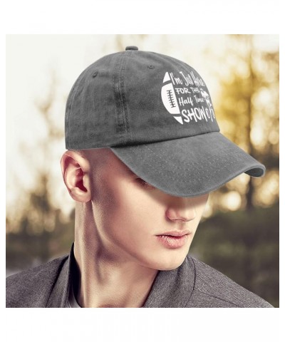 I'm just here for The Half time Show Baseball Cap Baseball Hats Pigment Black Hiking hat Women Gifts for Him Pigment Gray $10...