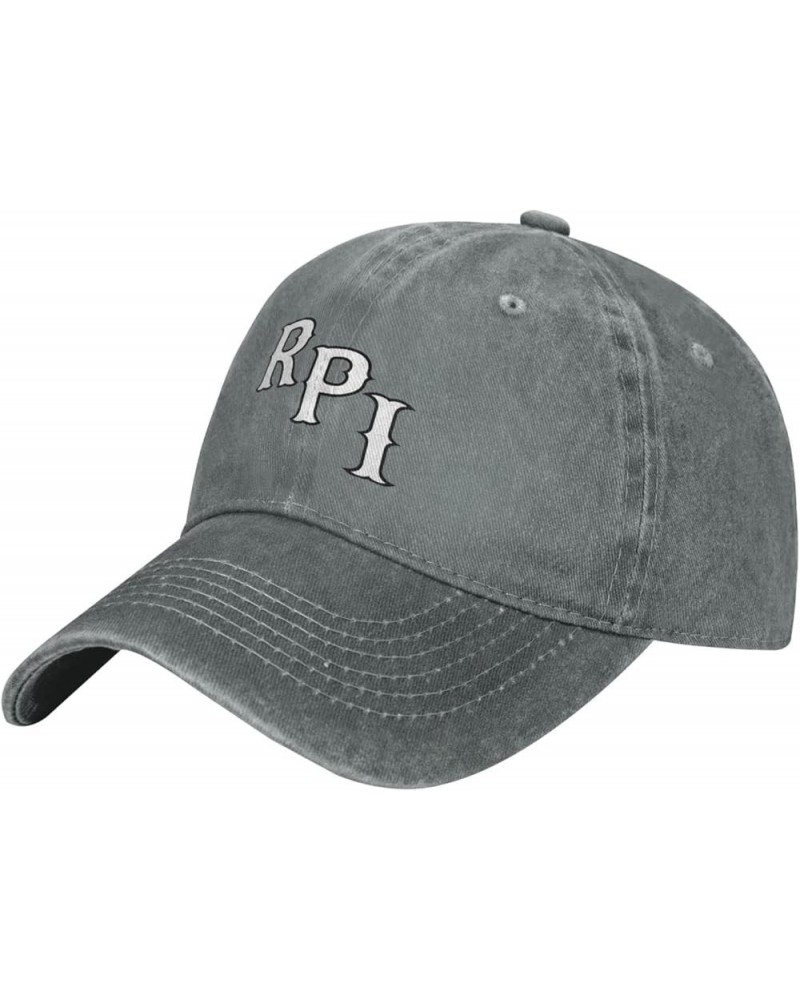 Rensselaer Polytechnic Institute Cowboy Hats，Unisex Adjustable for Hat Baseball Cap Casquette Gray $14.24 Cowboy Hats