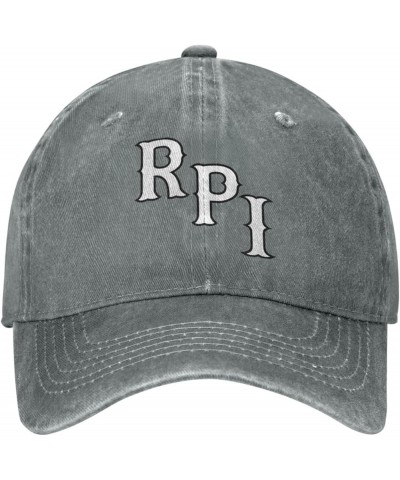 Rensselaer Polytechnic Institute Cowboy Hats，Unisex Adjustable for Hat Baseball Cap Casquette Gray $14.24 Cowboy Hats