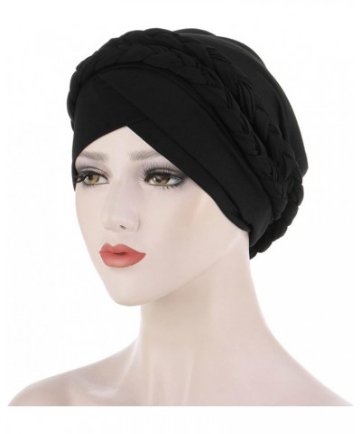 Horns and Heels Caps Hat Ethnic Turban Head Headwear Cap Bohemian Pre-Tied Braid Wrap Baseball Caps Black $7.44 Baseball Caps