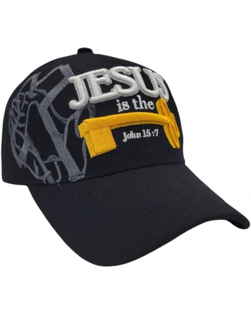 Jesus - Christian Religious Baseball Cap - Adult Hat Black $10.30 Baseball Caps