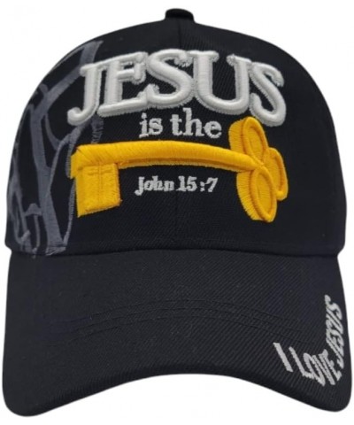 Jesus - Christian Religious Baseball Cap - Adult Hat Black $10.30 Baseball Caps