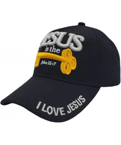 Jesus - Christian Religious Baseball Cap - Adult Hat Black $10.30 Baseball Caps